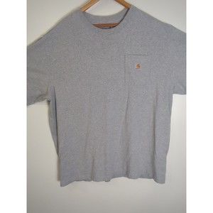 CARHARTT MEN'S LOOSE FIT HEAVYWEIGHT COTTON SHORT-SLEEVE POCKET T-SHIRT 2 XL